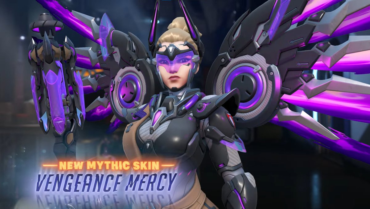 Overwatch 2 Vengeance Mercy New Mythic Skin In-Game Look 😈

#Overwatch2 Season 10 New Mythic Vengeance Mercy Mythic Skin has been released ✨ https://t.co/on4X4C39Oi