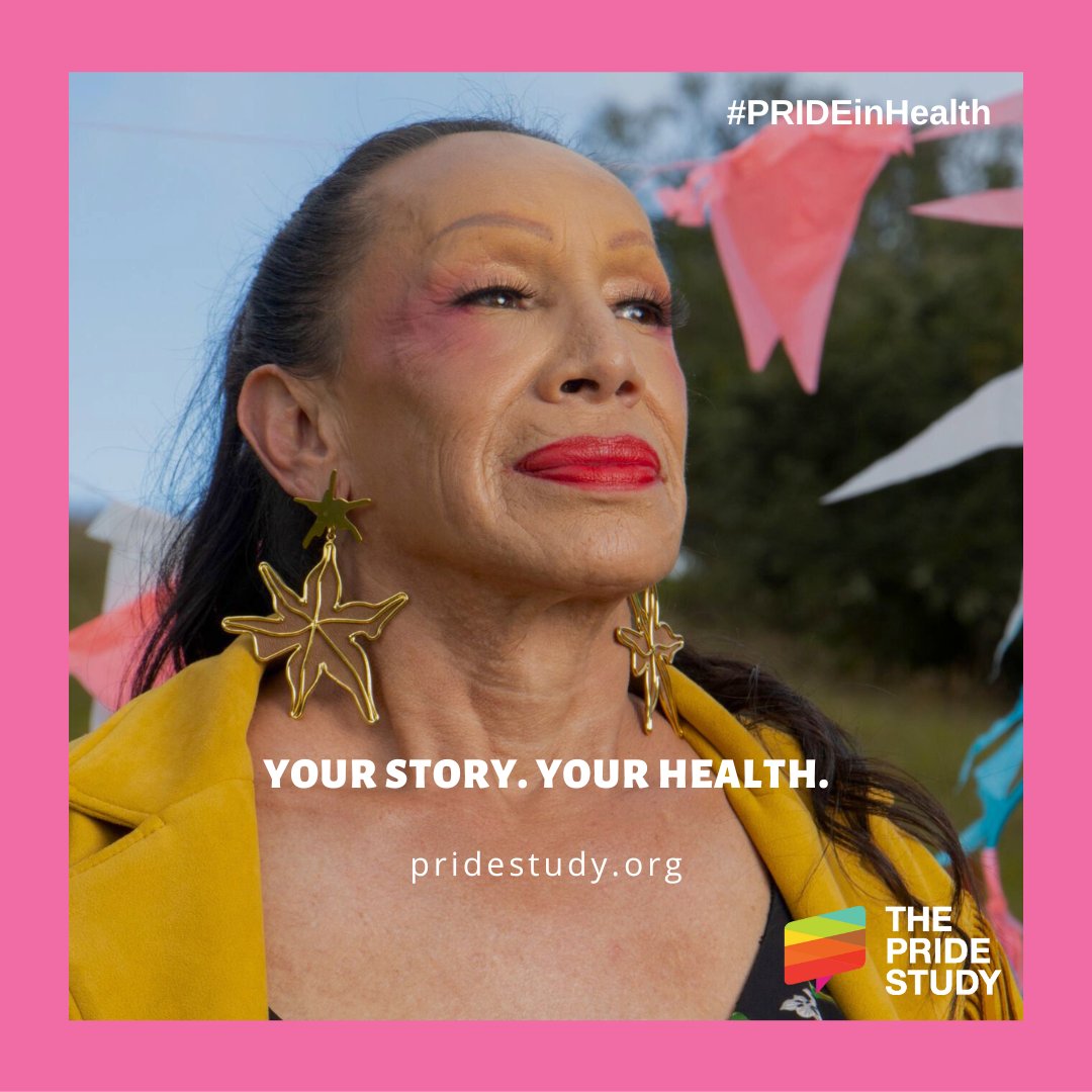 The PRIDE Study is the first long-term national health study of LGBTQIA+ people. By participating in the study, you bring us one step closer to understanding how the experience of being LGBTQIA+ relates to all aspects of health and well-being. Learn more: pridestudy.org