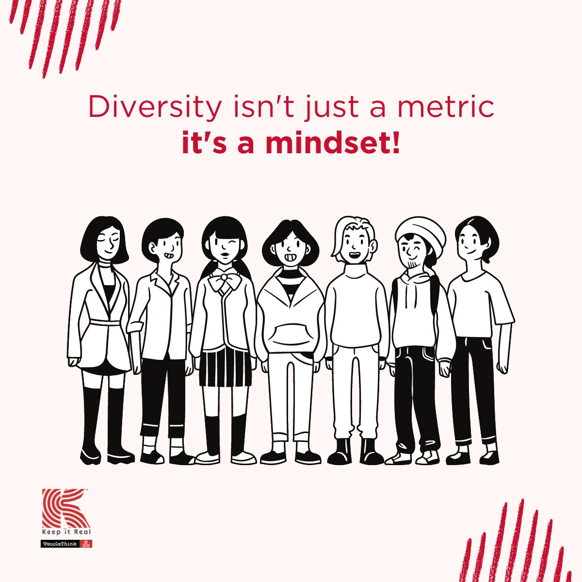 Diversity isn't just a metric—it's a mindset!

peoplethink.biz

#InclusiveLeadership #AuthenticExperiences #DiversityInAction #peoplethinkbiz  #EmbraceDiversity  #dei #diversity #inclusion #leadershipcoach #leadershipmantra #InnovateTogether #DiverseMinds #ThinkBig