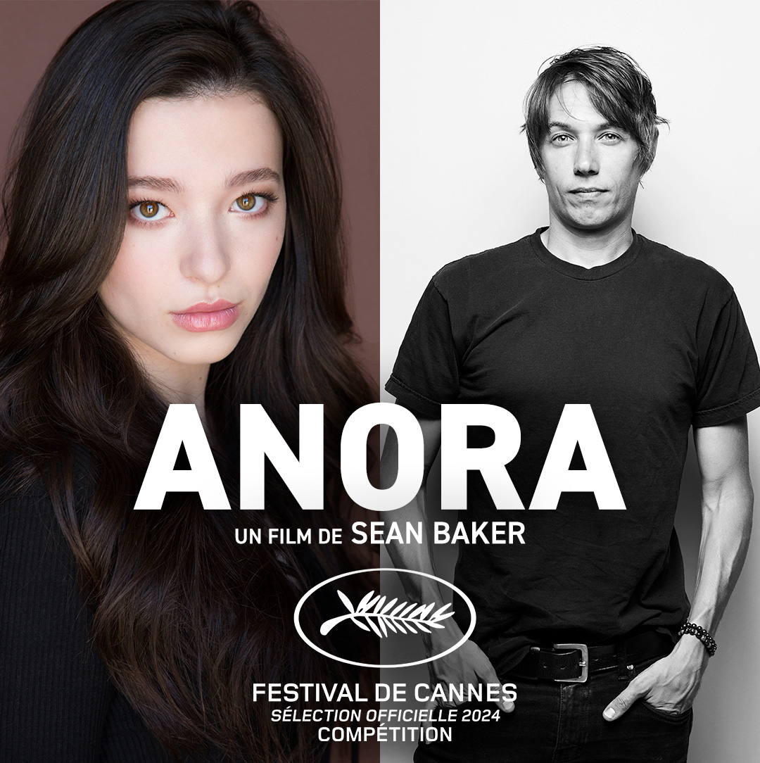 Nous sommes très fiers d'accompagner ANORA de Sean Baker en Sélection Officielle au Festival de Cannes 2024 ✨ Avec Mikey Madison ❤