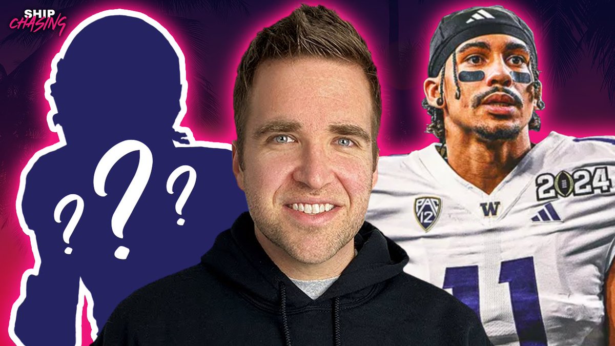 Tonight on Ship Chasing, @LateRoundQB joins us to talk 2024 rookies & his favorite sleepers The big question is whether he can convince @YardsPerGretch to love Jalen McMillan??