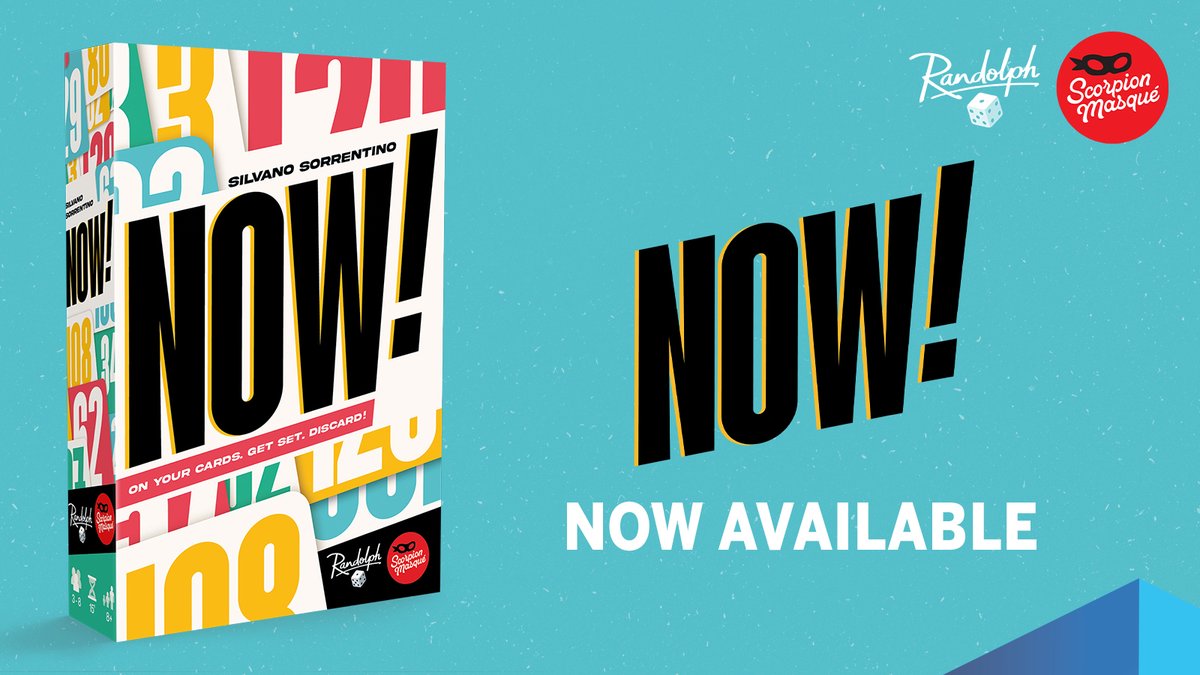 HachetteBGUSA's tweet photo. 🚨 Today we're bringing you a real time card game of "Now!" 🚨
After releasing the cozy puzzle game "Katamino Tower" yesterday, we believe balance is key. Will you be picking up both?
🛒 : https://t.co/g61Du3uhEa
#NOWGame @Scorpionmasque @Randolphjeux https://t.co/tTNlIzOYk1