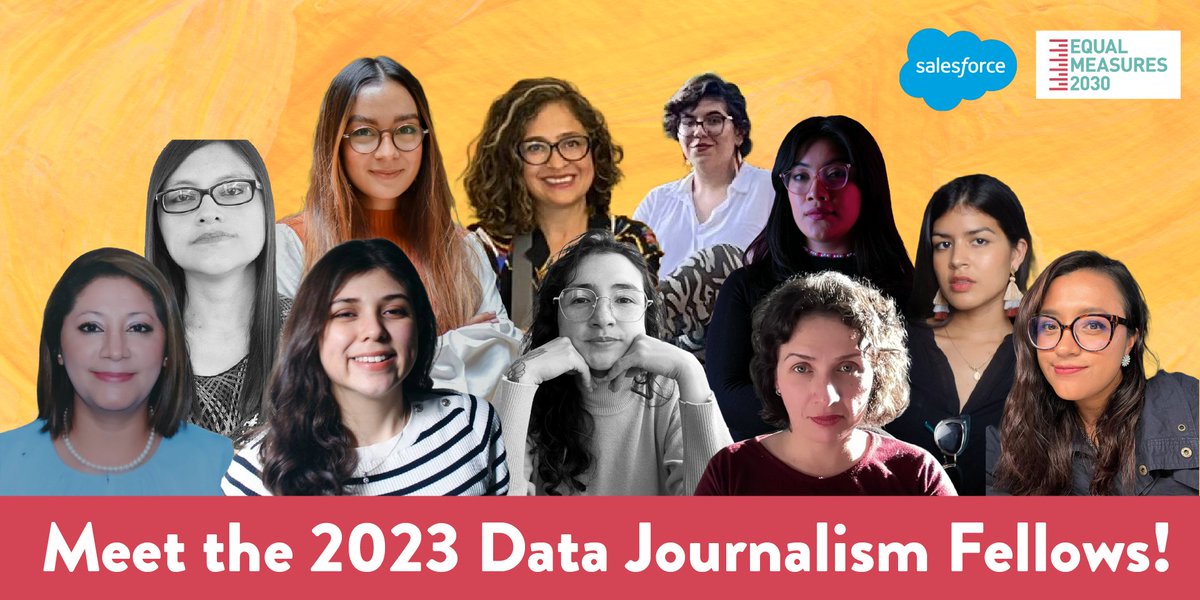 @salesforce @MJLongoBautista @MagdaCorts2 @jovannagarcon @MarisaMiodosky @GrethelDiaz_07 @Omarela13 @JodyReporta @MileParamo @moonstrahl For the last 6 months our data fellows have been working with @salesforce & @Equal2030 members to develop a piece of data-driven journalist work about key gender equality issues relevant to their country context & today we get to hear all about them! Stay tuned to find out more🧵