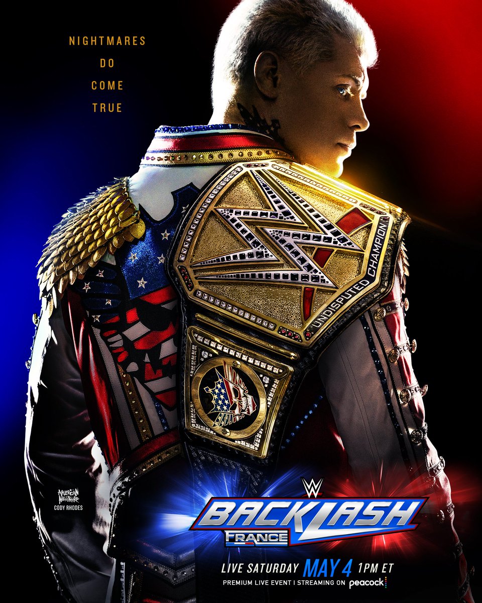 THIS #WWEBACKLASH POSTER IS SO DAMN FIRE DAMN 🔥🔥