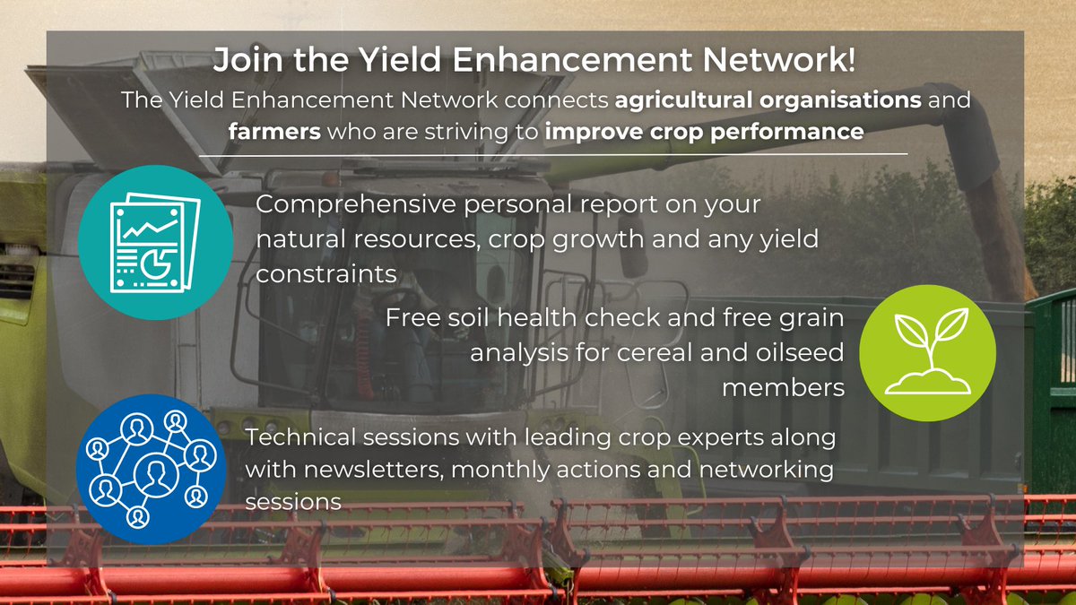 Join the @adasYEN today! Find out more yen.adas.co.uk #yieldenhancement #arablefarming #cropyield