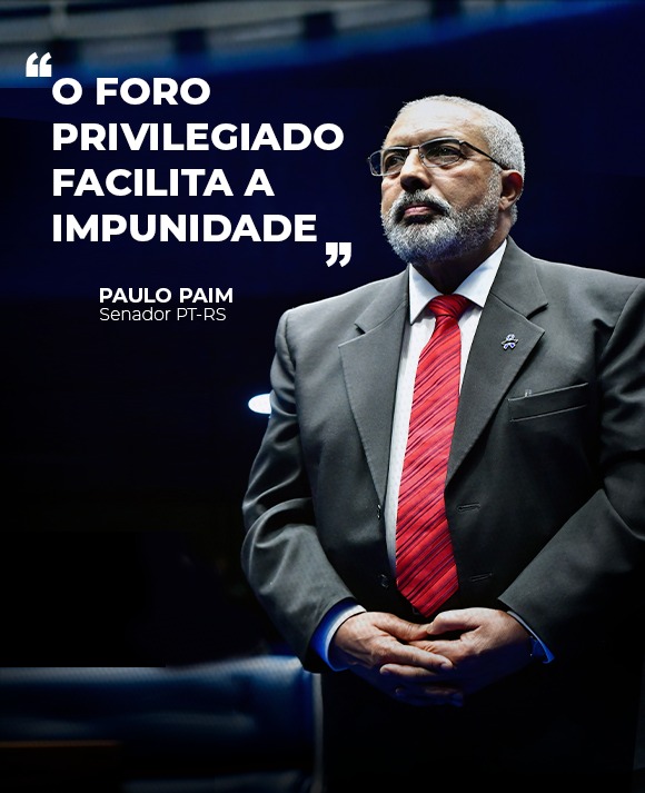 O foro privilegiado facilita a impunidade. Assista o pronunciamento na íntegra* 📽️ youtu.be/b1fuwfNZXnc Vamos compartilhar!