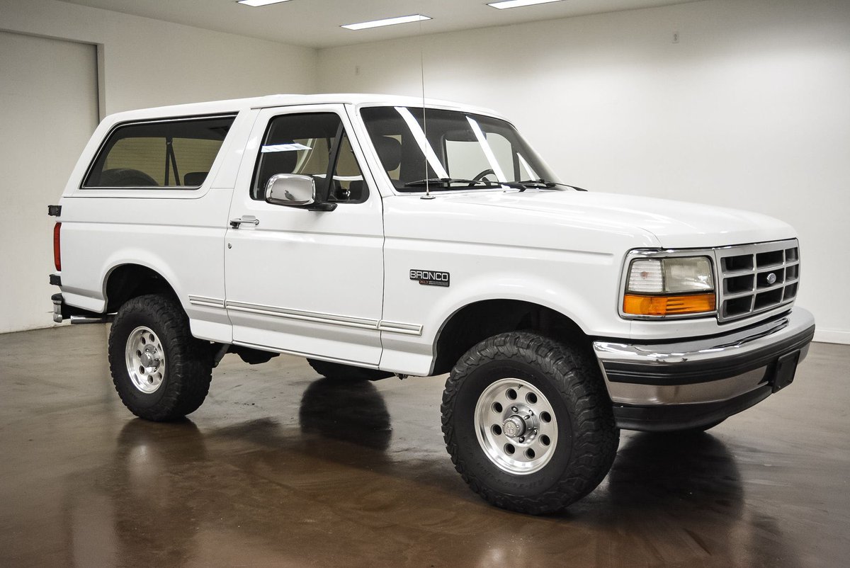 FOR SALE: 1993 Ford Bronco XLT. Good condition. Only highway miles.