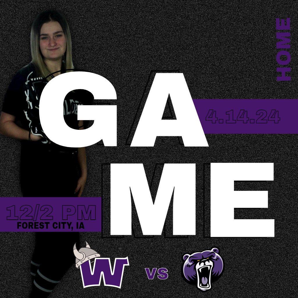 🥎🥎Game Day🥎🥎 🆚 @BUBruins 🚩Forest City, Iowa ⌚️Game 1- 2:00 pm ⌚️Game 2- 4:00 pm 📽️