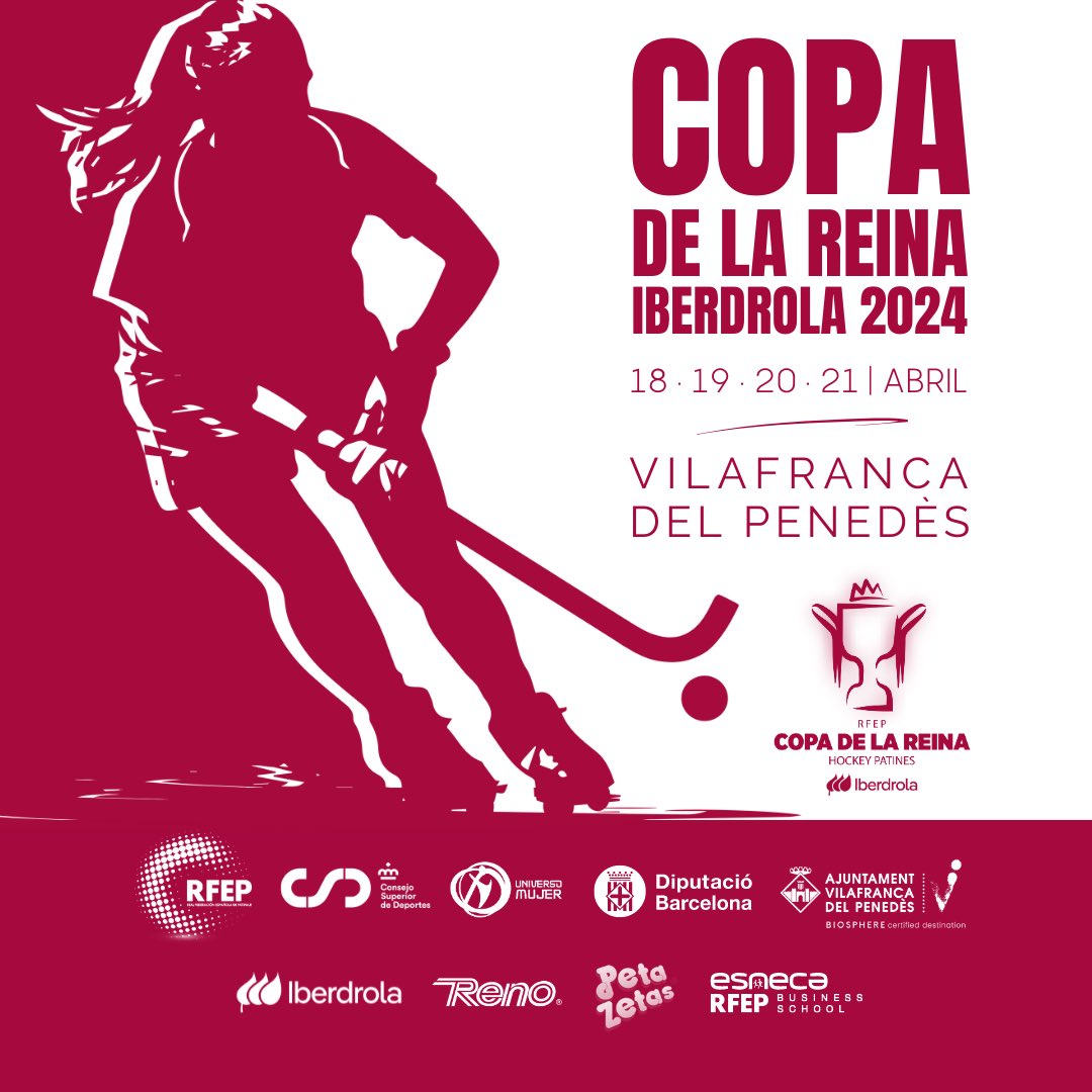 FedPatinaje's tweet image. 🏆 Todo listo para la 𝐂𝐨𝐩𝐚 𝐝𝐞 𝐥𝐚 𝐑𝐞𝐢𝐧𝐚 @iberdrola 𝐝𝐞 𝐕𝐢𝐥𝐚𝐟𝐫𝐚𝐧𝐜𝐚 𝐝𝐞𝐥 𝐏𝐞𝐧𝐞𝐝𝐞̀𝐬 👑

📆 Del 18 al 21 de abril
🔴 En directo por @esport3, @rtveplay / @teledeporte y #OKLigaIberdrolaTV.

🔥 ¡QUÉ GANAS TENEMOS! 🔥

#CopaOKIberdrola