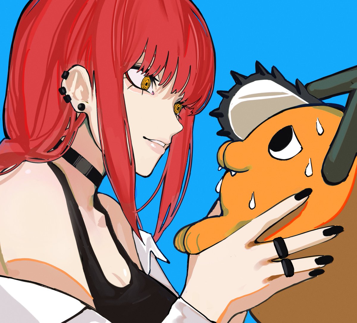 マキマ(チェンソーマン) ,ポチタ(チェンソーマン) 「Hello! I love