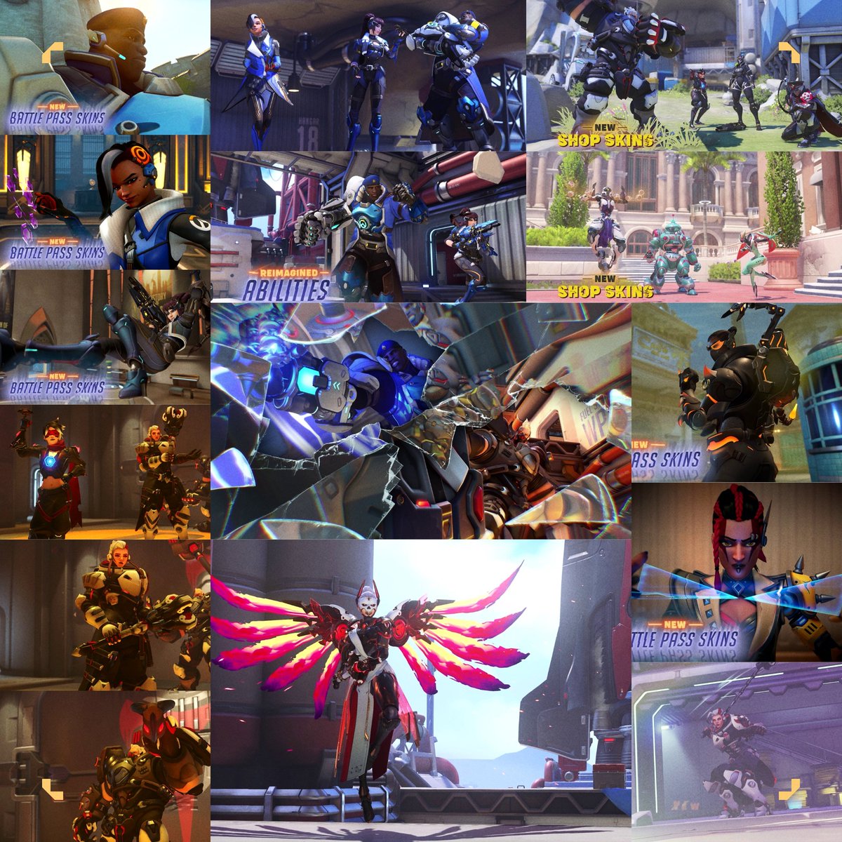 All New #Overwatch2 Mirror Universe Skins in Season 10 ✨