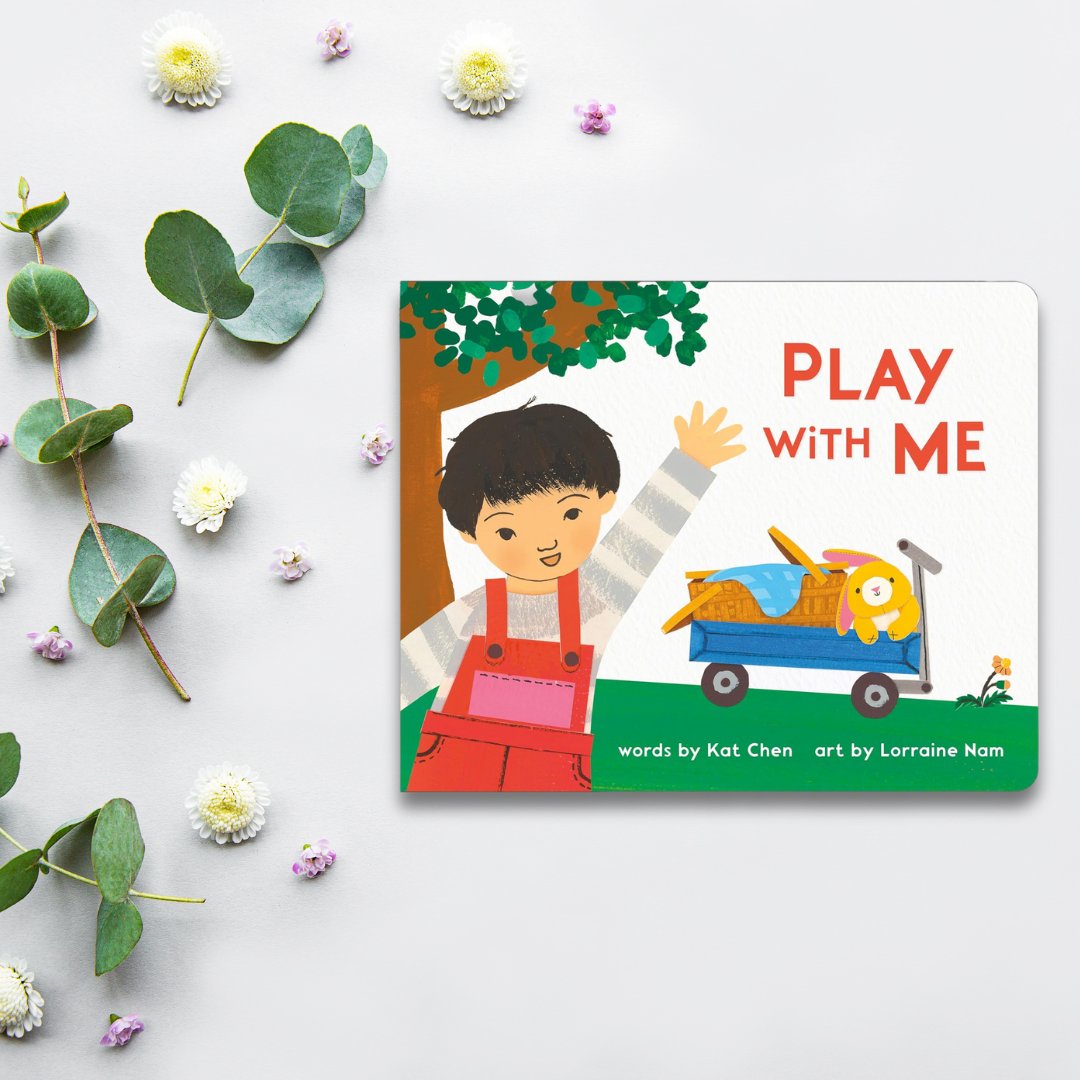 'We loved this book!' — @OExclamation We think YOU'LL love Kat Chen's PLAY WITH ME too: onemoreexclamation.com/play-with-me/ #VirtualBookTour #playwithme #boardbooks #playground @penguinkids