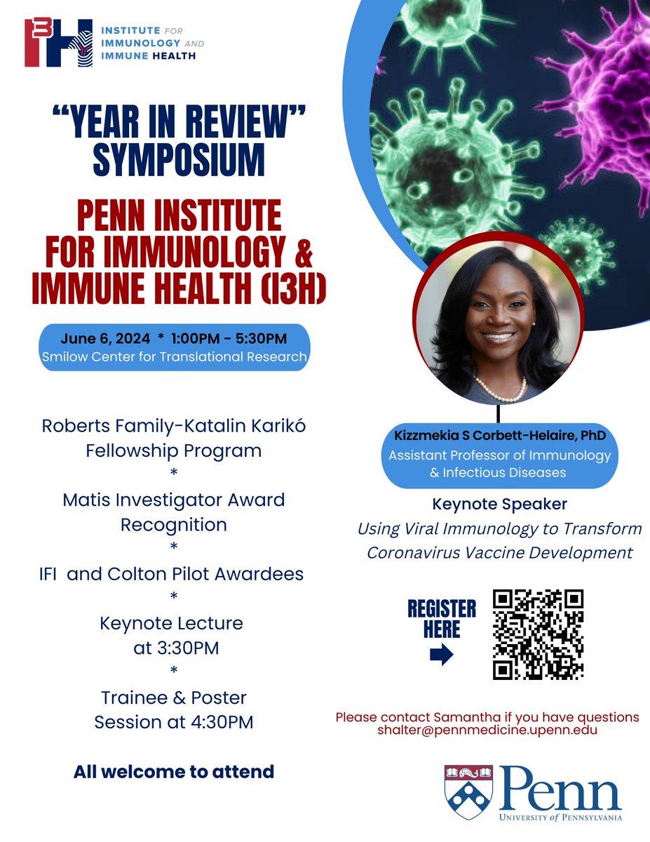 2024 Year in Review Symposium | Penn Institute for Immunology | Perelman School of Medicine at the University of Pennsylvania (upenn.edu)