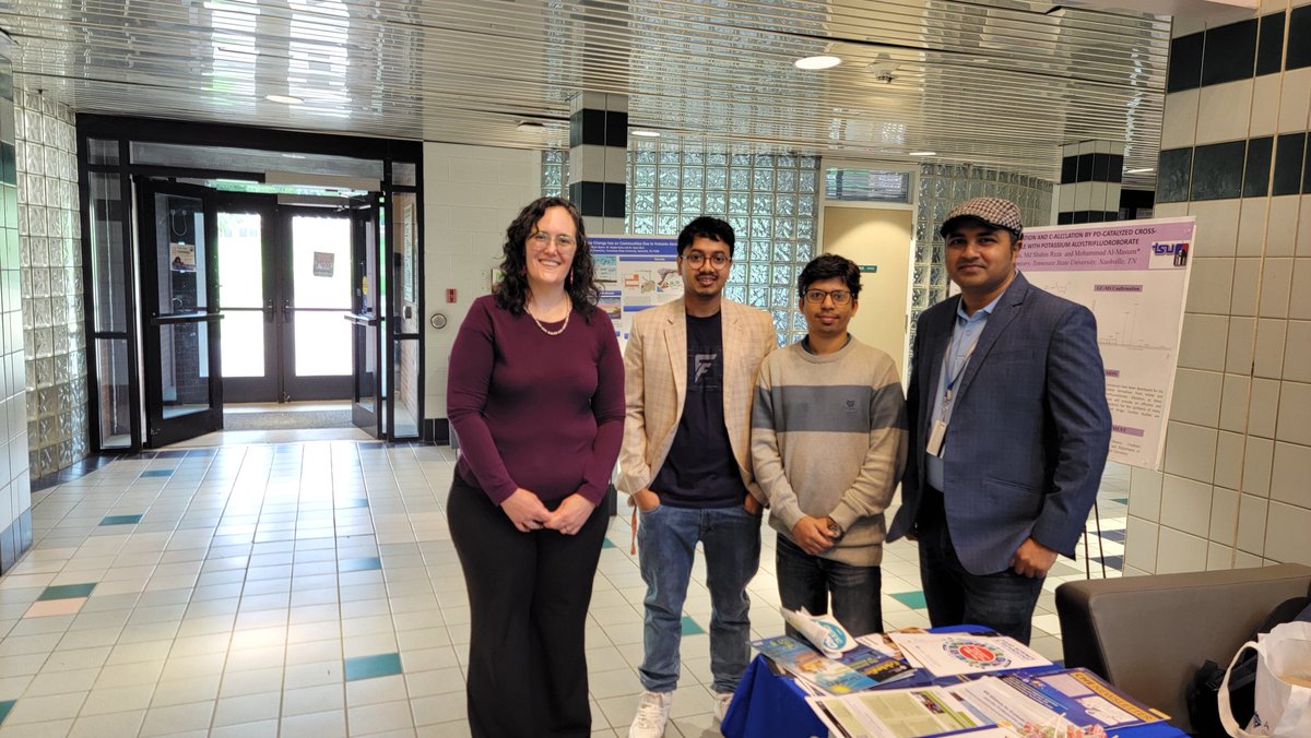 It's a wonderful day to represent <a href="/NashvilleACS/">Nashville ACS</a> at TSU Chemistry Day. I enjoyed sharing information about <a href="/AmerChemSociety/">American Chemical Society</a> with the students. Thank you to <a href="/Cosmart5/">Cosmart</a> and the rest of the TSU Chemistry Department for having us!