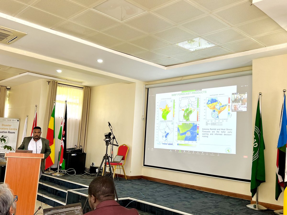 ICPAC is hosting a synergy meeting with experts from across #Africa who have convened to exchange experiences & promote South-South cooperation. From disaster data management to climate security, the mission aims to strengthen partnerships, share best practices & build capacity.…