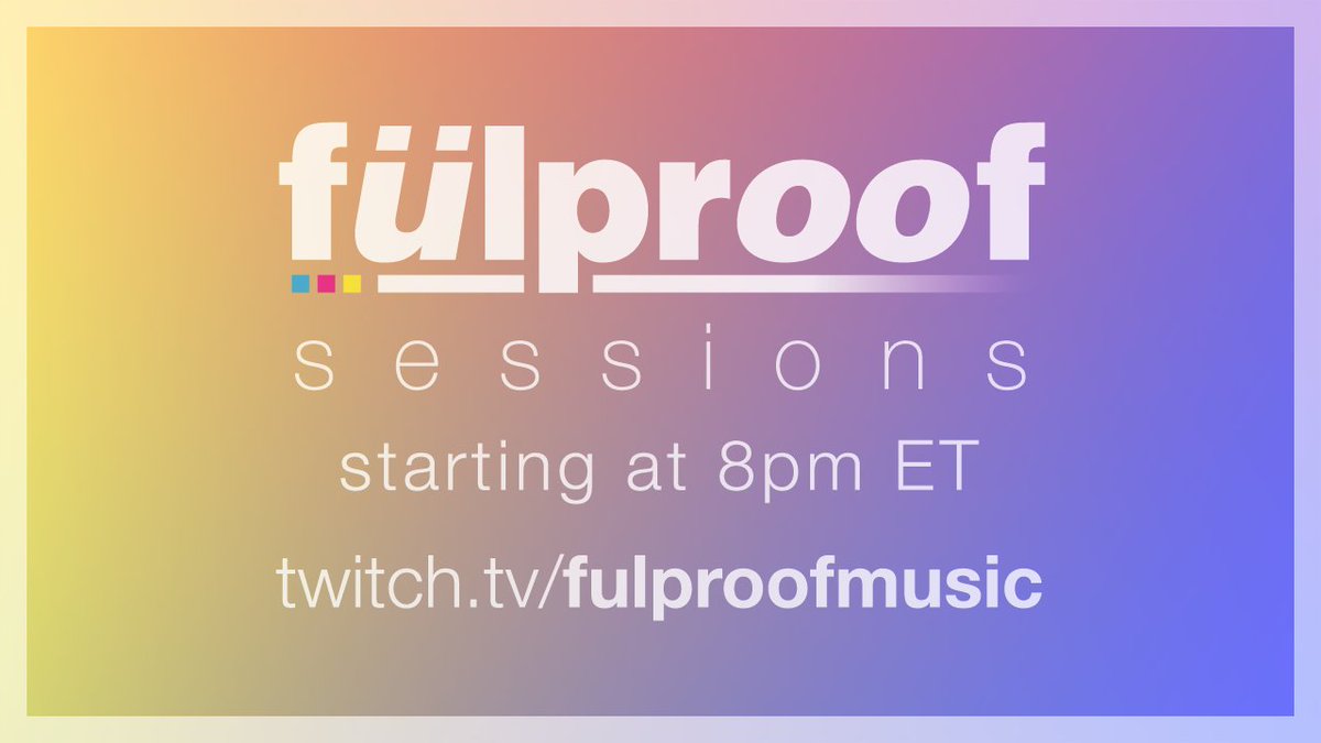 fülproof sessions #streaming on #Twitch tonight from 8-11pm EDT! Come hang out and kick off the weekend with some groovy tunes! twitch.tv/fulproofmusic 
#deephouse #organichouse #progressivehouse #melodictechno #melodichouse #electronica #djset #djmix #fulproofmusic