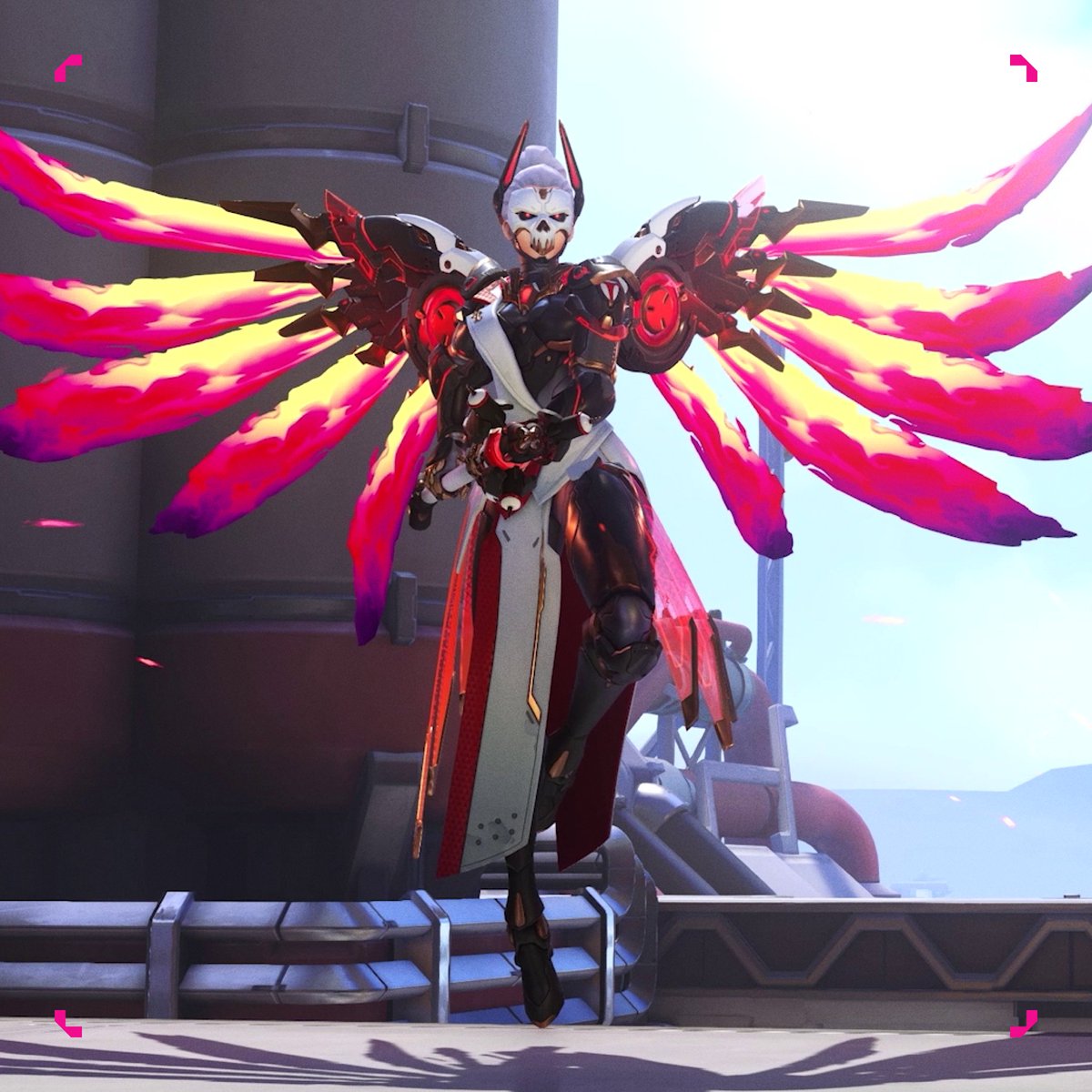 OWCavalry's tweet image. Closer look at the Mythic Vengeance Mercy Skin in #Overwatch2  🪽