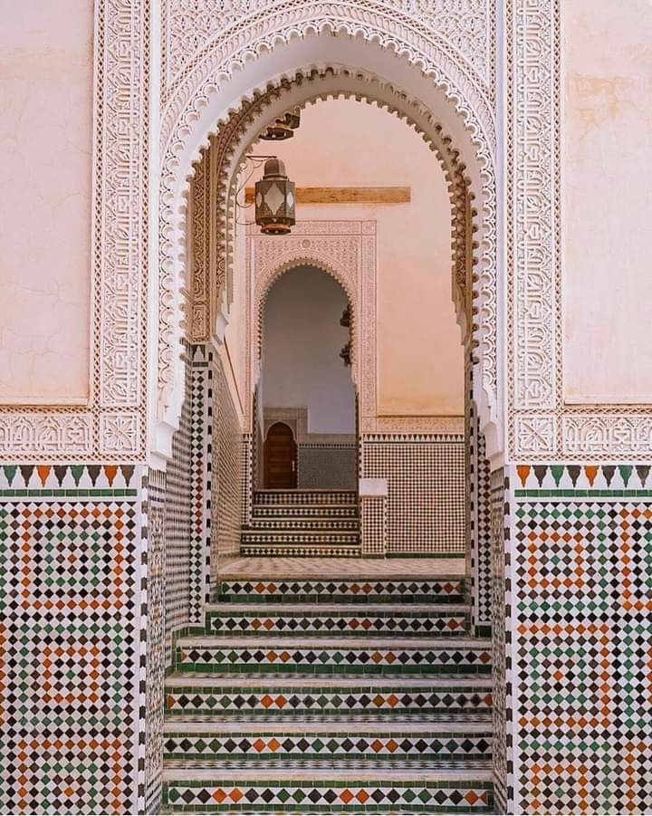 A Moroccan architectural masterpiece ✨
#Marruecos #Morocco #Maroc