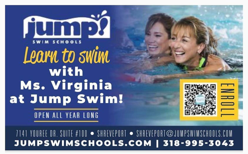 Choose Jump! Swim Schools Shreveport:

🐠Fearful 😧 kids & adults are our specialty!
🐠Small class sizes (only 2 running at a time)
🌟Less distraction & fast progression
🐠Strong, trustworthy relationships
👇🌺👇
jumpswimschools.com/why-choose-jump

#ad #MommyAndMe #ShreveportSwimming #Swim