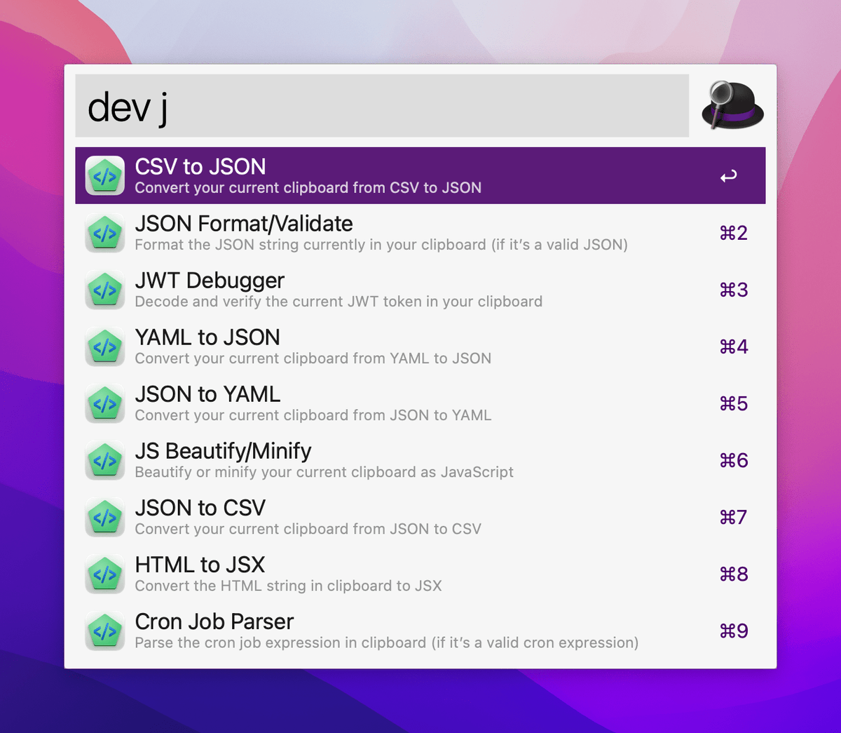 devutils_app's tweet image. Activate DevUtils directly from Alfred and Raycast app! 💪

DevUtils will automatically process the string in your clipboard. Super convenient!