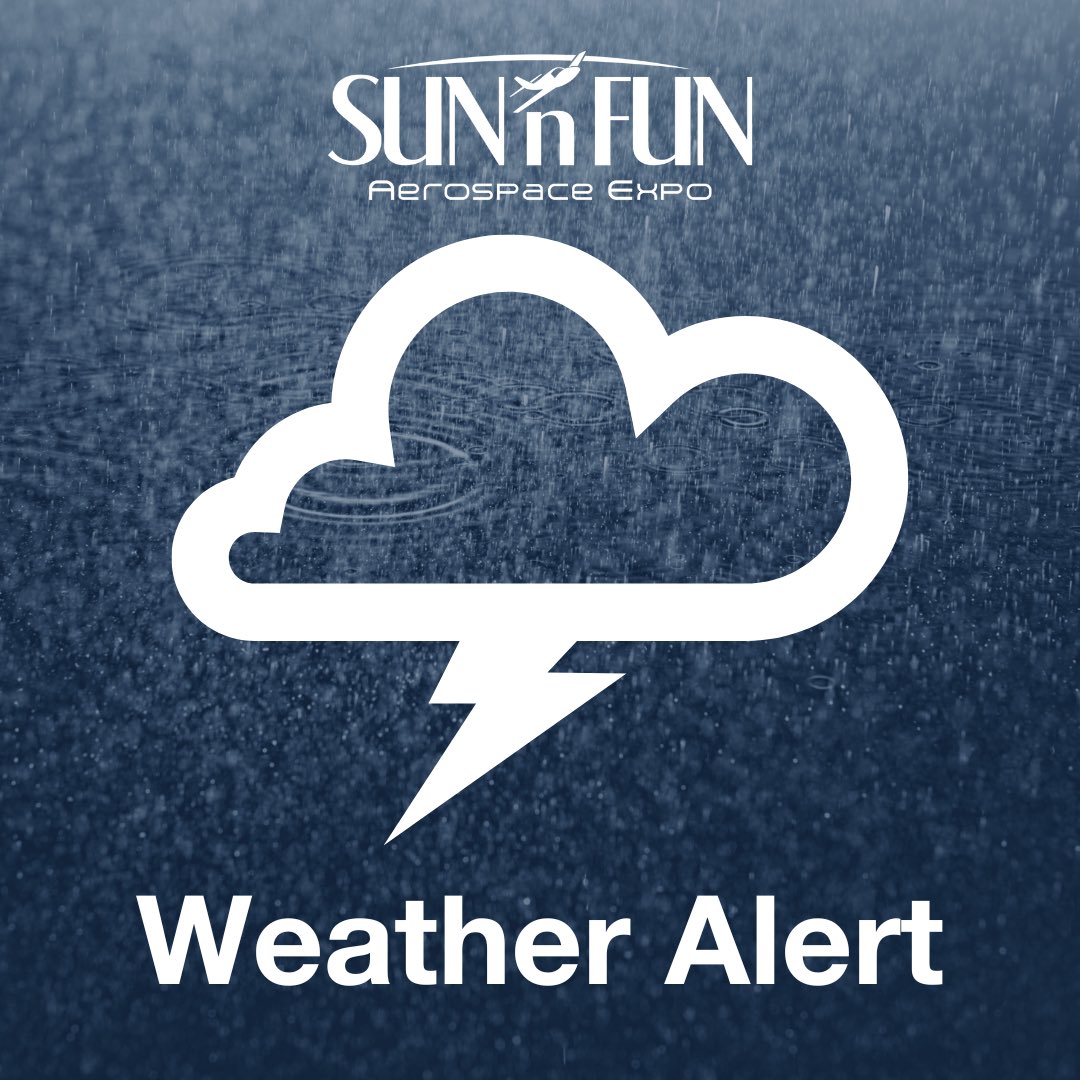The daytime airshow today, Thursday, April 11, 2024 has been cancelled due to impending weather, which is due to arrive between 2-4 pm. Seek shelter if needed.