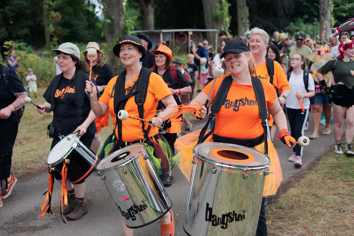 You’ll hear them before you see them…. 🥁 🎶🪘 

From Newcastle, the all female @Bangsheedrum will be back for 2024! They’ll be all over the site! 

🎫 bit.ly/LittleLindi2024 

#FamilyFestival #KidsFestival #CountyDurham #ChesterLeStreet #families #Durham #WhatsOnDurham