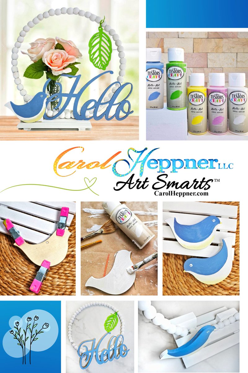 Hey Crafty Friends, get trendy with this table-top bead wreath for chic home decor. Our DIY sponsor is <a href="/TestorsTweets/">Testor Corporation</a>. Instructions below. 

Testors Acrylic Craft Paints and Dollar Store bead wreaths make delightful spring decorations. We use: Testors Acrylic Craft Paints: