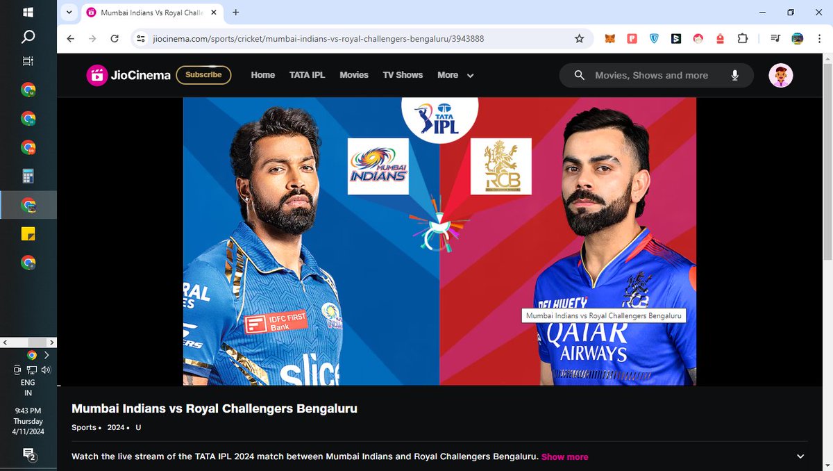 who will win???????? Farm $TRIP by
<a href="/PlayOverTrip/">OverTrip</a>

Farm $BUBBLE by
<a href="/Imaginary_Ones/">Imaginary Ones | Bubio.ai</a>

Farm $PARAM by
<a href="/ParamLaboratory/">Param Labs</a>

Farm $MOJO
by 
@WeArePlanetMojo02:14 PM #NOTCOIN   #Hardik #MIvsRCB  #viralvideo #virat #kohli #HBD藤くん Bronco#