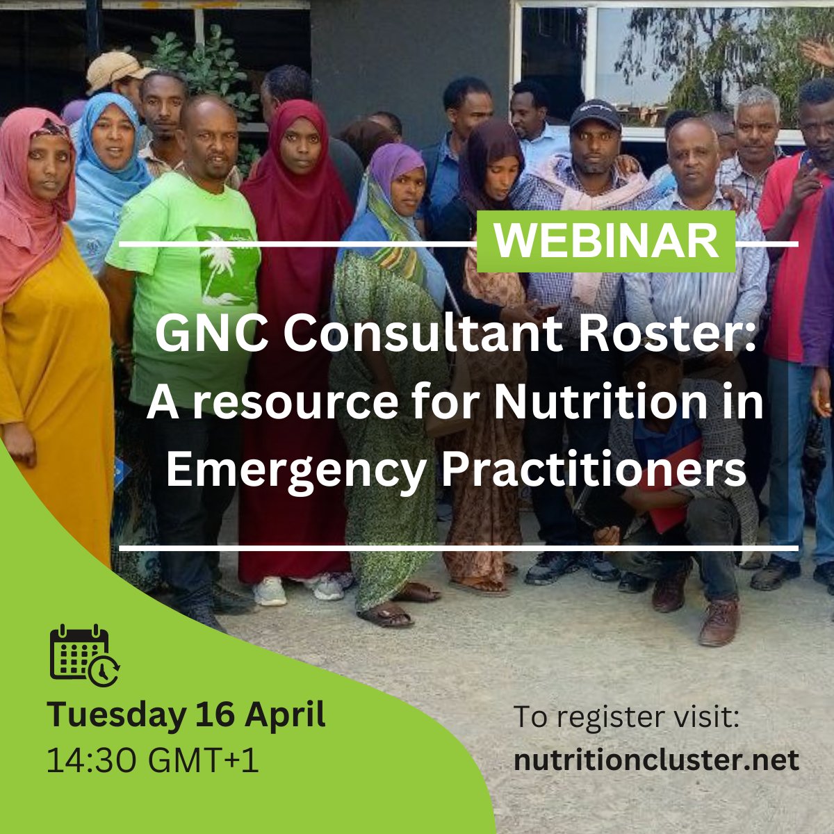 GNCGENEVA's tweet photo. Do you know the benefits of using our #roster to deliver high quality technical support❓

Would you like to join our pool of experienced #Nutrition in Emergencies professionals❓

Register to this #webinar to learn all about the GNC Consultant Roster 👉 https://t.co/aO3jLrinwG https://t.co/S8xSi9Y64d