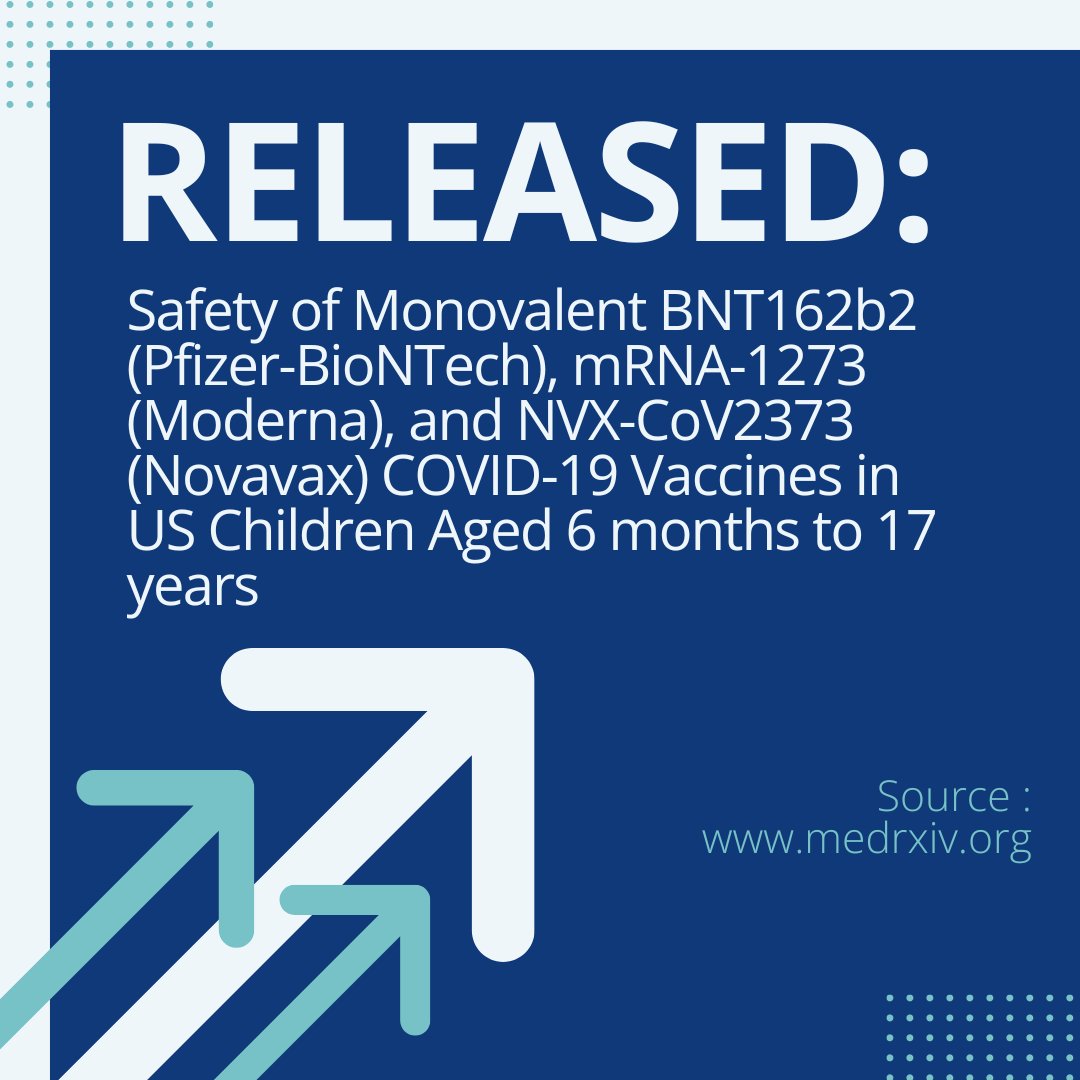 Another study showing safety signals of myocarditis and pericarditis in children. Now possible safety signals of seizures and convulsions in the very young. Where is the FDA’s response? Aren’t they supposed to protect the American public? medrxiv.org/content/10.110…
