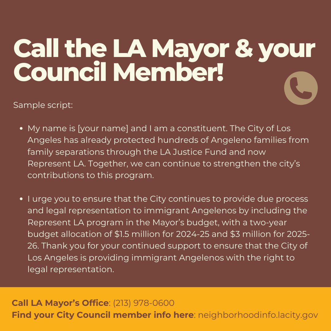 🚨ACTION ALERT 🚨 📣 JOIN US BEFORE IT IS TOO LATE in our collective action to demand that the #RepLA program be included in the Mayor’s budget! #FundRepLA