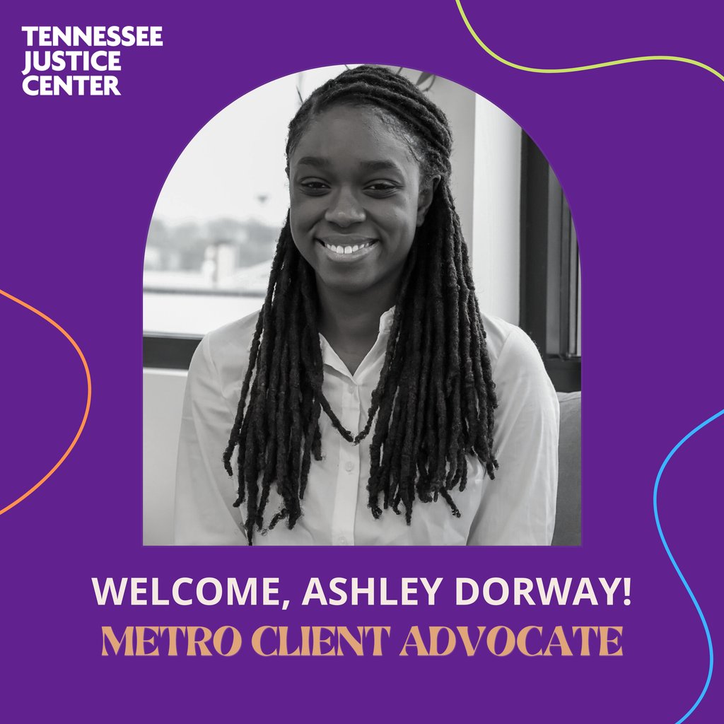 Welcome Ashley to the TJC Team!✨ Find out more about Ashley and our other incredible team members on our staff page at tnjustice.org/staff ⚖️