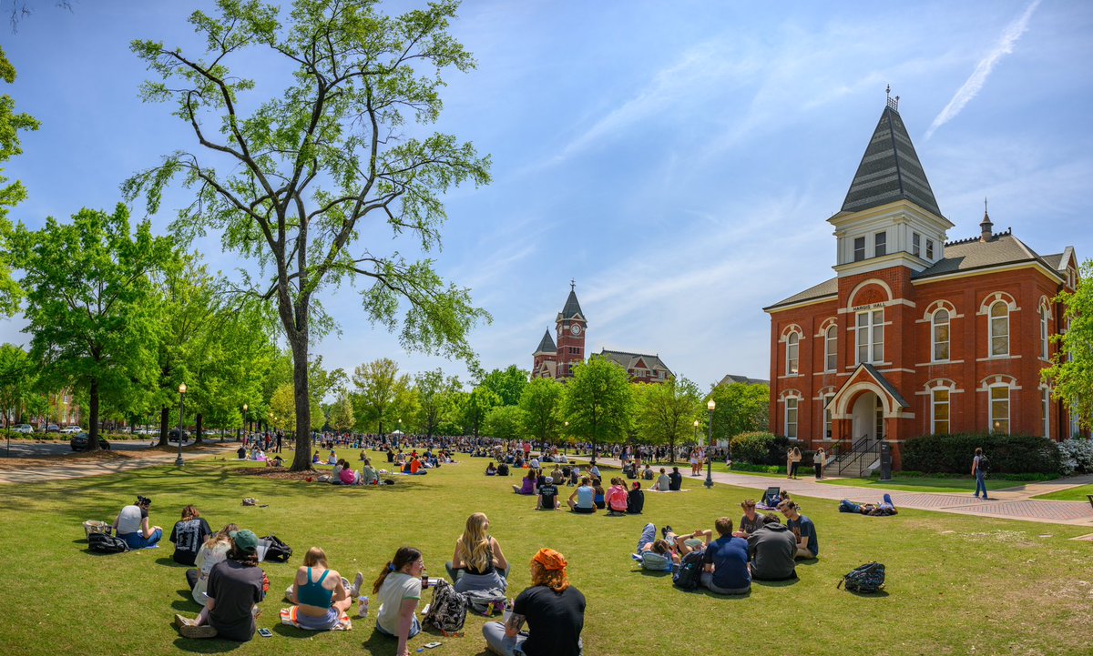 Tag your favorite person to sit on Samford Lawn with ☀️☺️ We’ll go first: @AubietheTiger01 #WarEagle