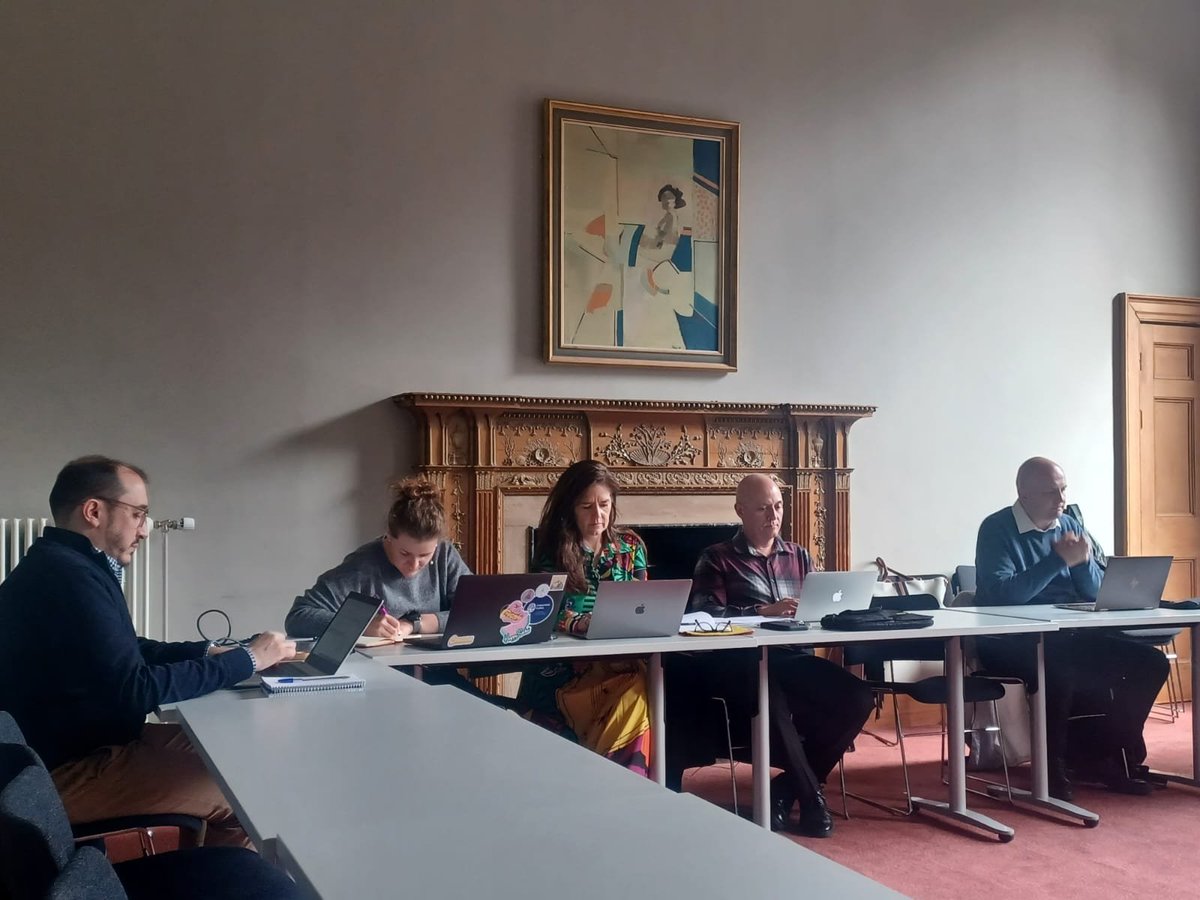 The #LatinAmerica Working Group is meeting at @EdinburghUni 🔸Briefing -position on New Agenda for Engagement with LA 🔸Participation at #FIID 2024 in Guadalajara 🔸Joint workshop on #decolonisation at #CoimbraGroup2024 Turku 🔸Coop with LA counterparts coimbra-group.eu/working-group/…