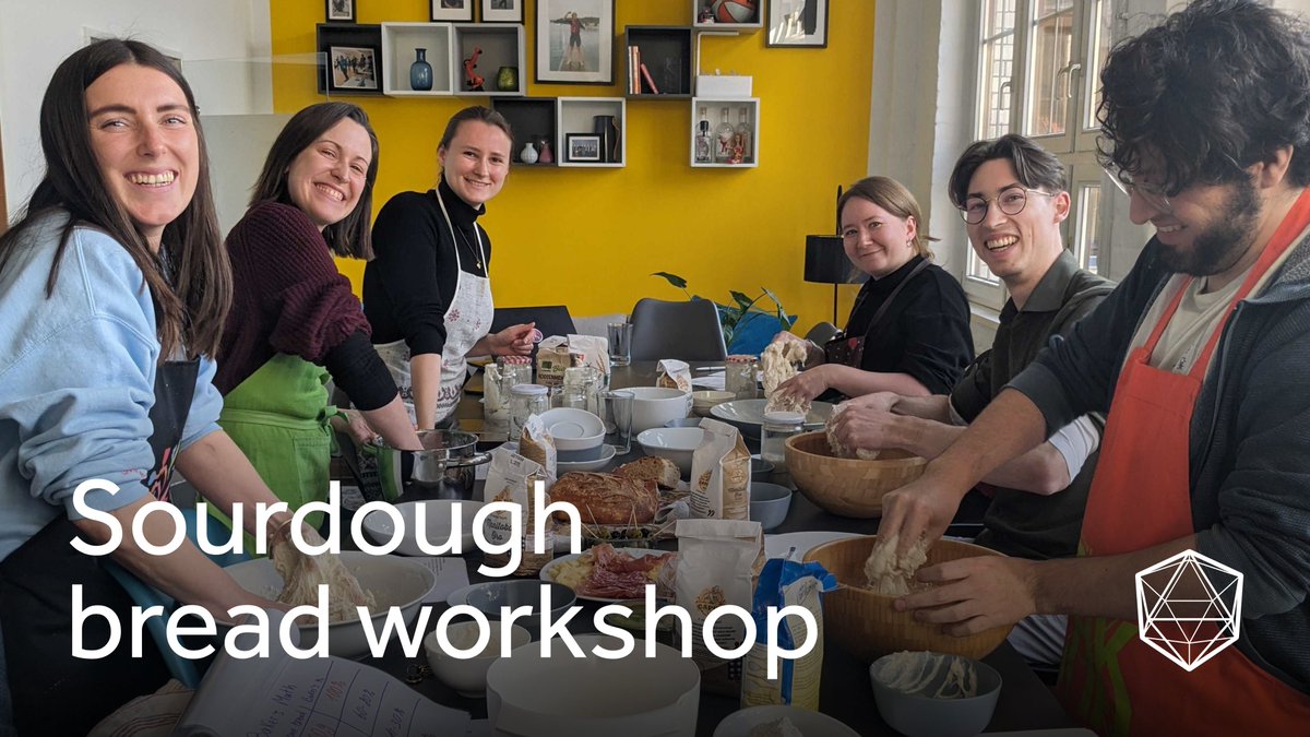 gestaltrobotics's tweet image. ✨🍞Creativity know no bounds! On March 27th, our office buzzed with excitement as five colleagues gathered for a Sourdough Bread Workshop led by Anastasia. Here's to more workshops, creativity and collaboration!