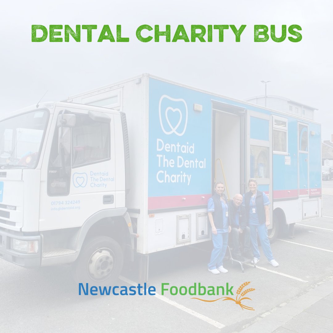 🦷Tomorrow is the last day of the @dentaid_charity Bus! The bus will be at St James' Church, Benwell, NE15 6RS between 10am - 3pm tomorrow. 🪥All adult appointments are booked, however we are encouraging any parents with children to bring them along for a free dental checkup…