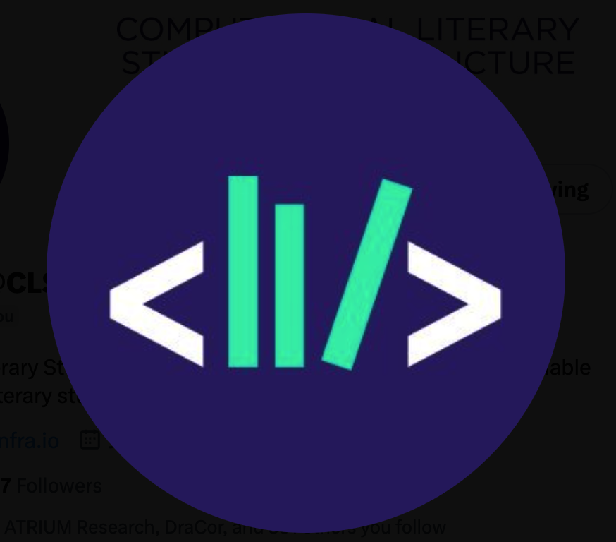 Something a little different from #TrainingTuesdays this week, as rather than a single resource we bring you an entire website dedicated to the #methods used in #ComputationalLiteraryStudies, devised by the @CLSinfra project. campus.dariah.eu/resource/posts… #LiteraryStudies