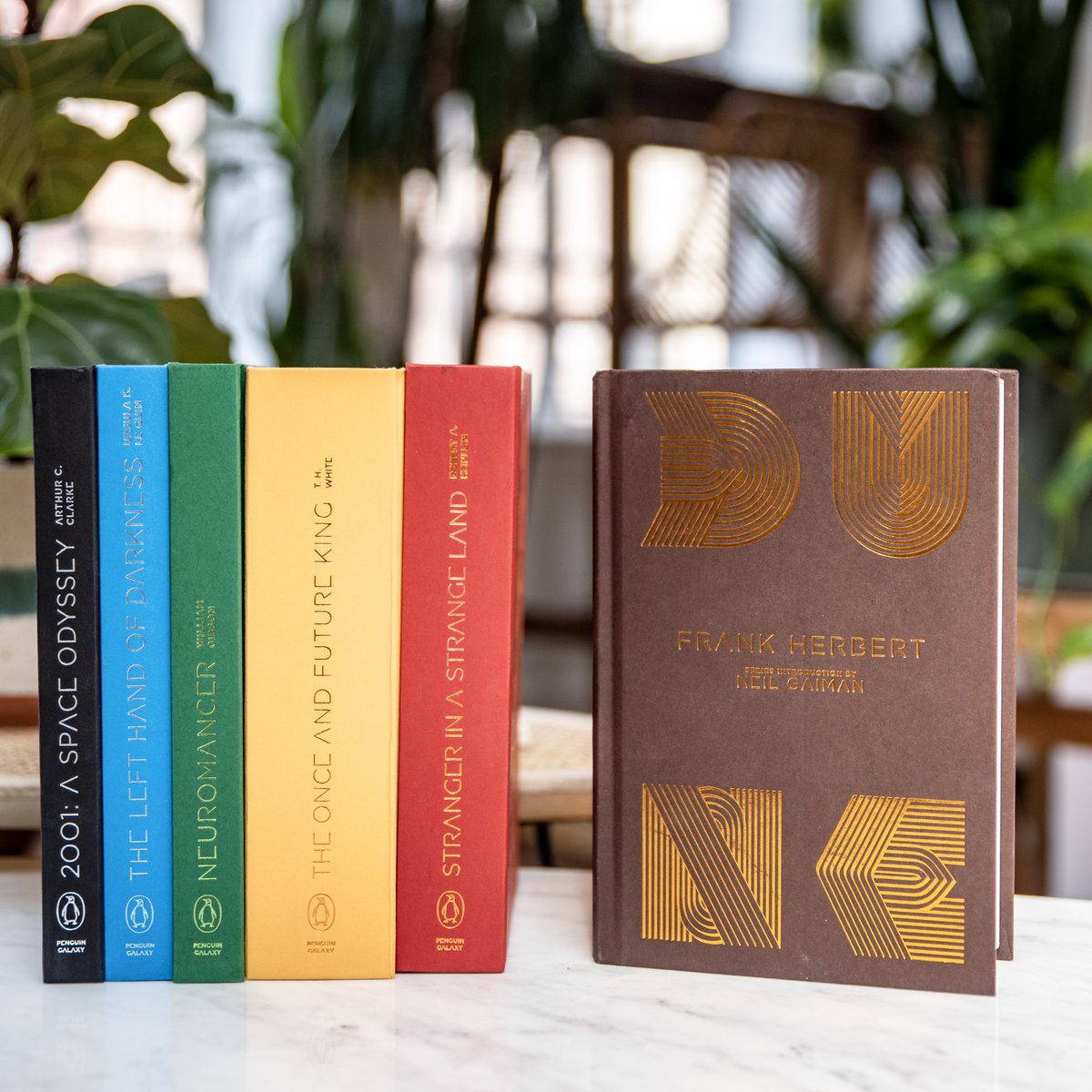 If you saw Dune Part II in theaters and are itching to immerse yourself in more science fiction stories, check out our Penguin Galaxy series for collectible hardcover editions of six of our greatest masterworks of science fiction and fantasy 👉 bit.ly/4cL6jkv