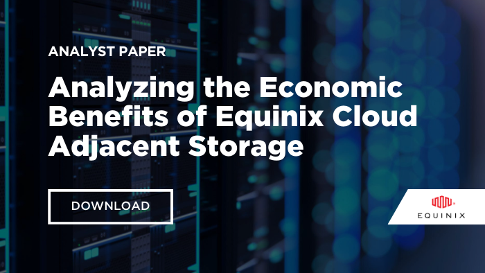 Download this commissioned study conducted by Enterprise Strategy Group (@esg_global) to review the detailed economic benefits realized by customers of #Equinix Cloud Adjacent Storage. eqix.it/3PR9BsH