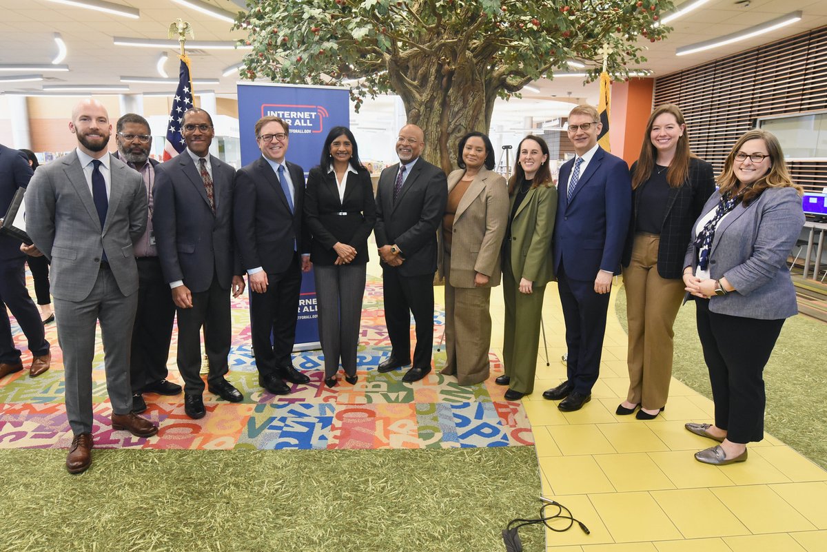 NTIA is making our nation’s single largest investment in digital equity, ever. Thank you @LtGovMiller, @RepGlennIvey for celebrating the launch of our Digital Equity Capacity NOFO in Hyattsville, MD last month. internetforall.gov/news-media/bid…