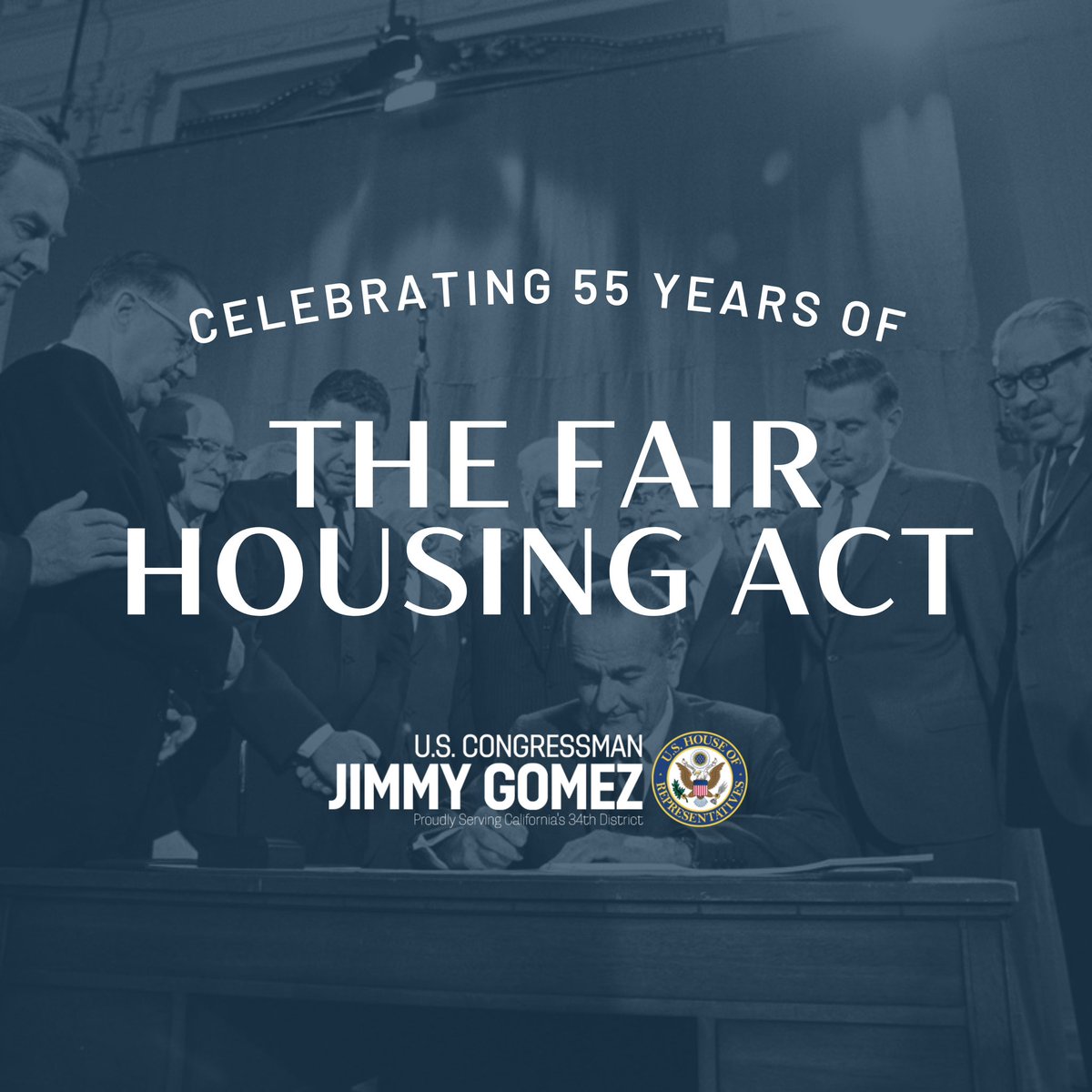#OTD 55 years ago, the Fair Housing Act became law—a huge step to end housing discrimination. Yet, today, renters still confront barriers. 

I'm leading the #RentersCaucus to remove those barriers, reduce costs and increase the housing supply. Let's build an equitable future! 🏘