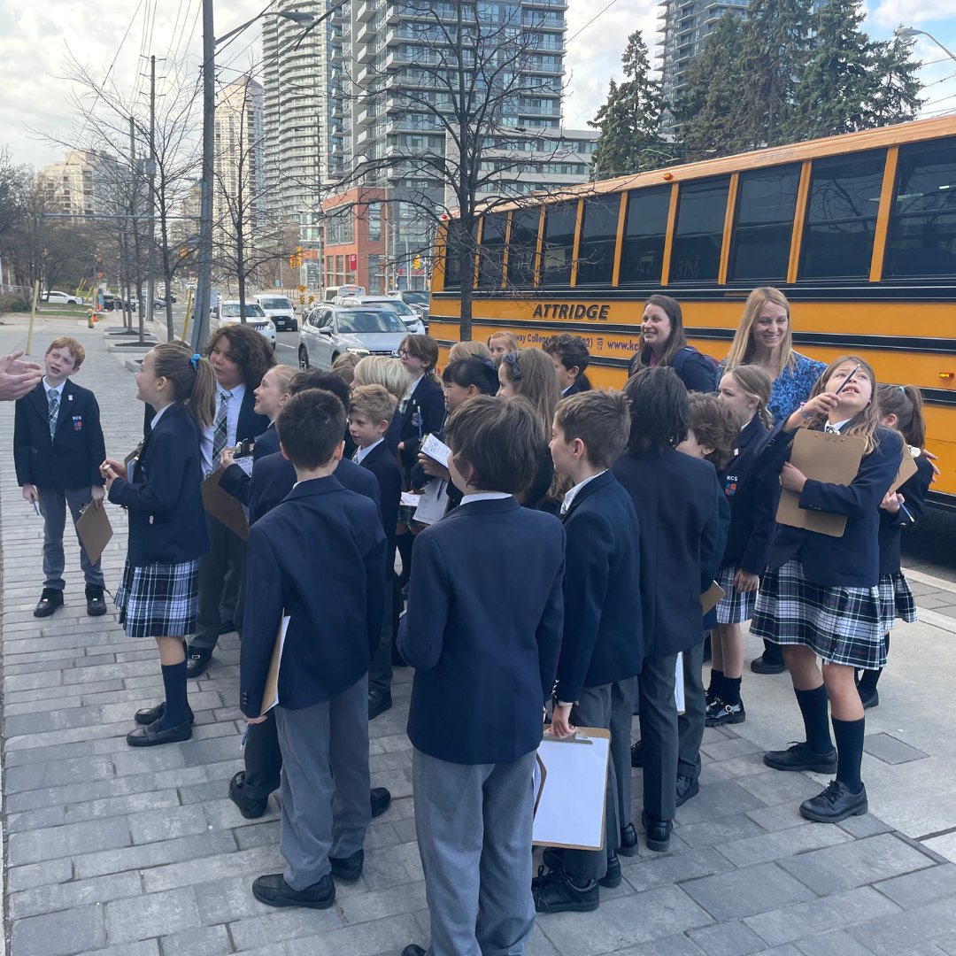 KCSMatters's tweet photo. Our Grade 3 students explore the Senior School campus! Our young architects are diving into the world of structural design, getting a firsthand look at building intricacies before the next construction phase. Learning about design elements is all part of the experience. https://t.co/aYkAc1yqir