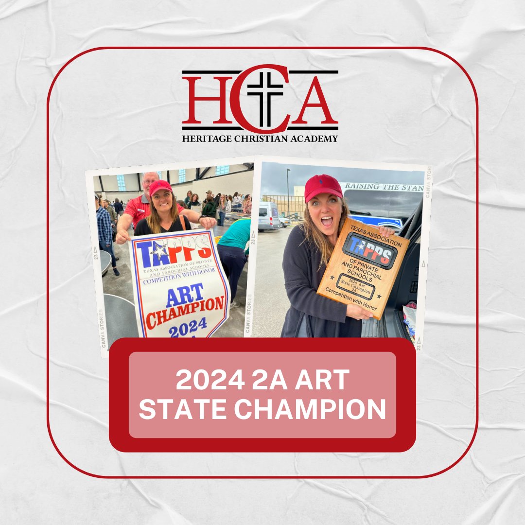 HCA_Rockwall's tweet image. Congrats to our Eagles, who participated in the TAPPS State Art Competition! We are so proud of all your hard work!

#HCAleads #TAPPSArt #RockwallTX