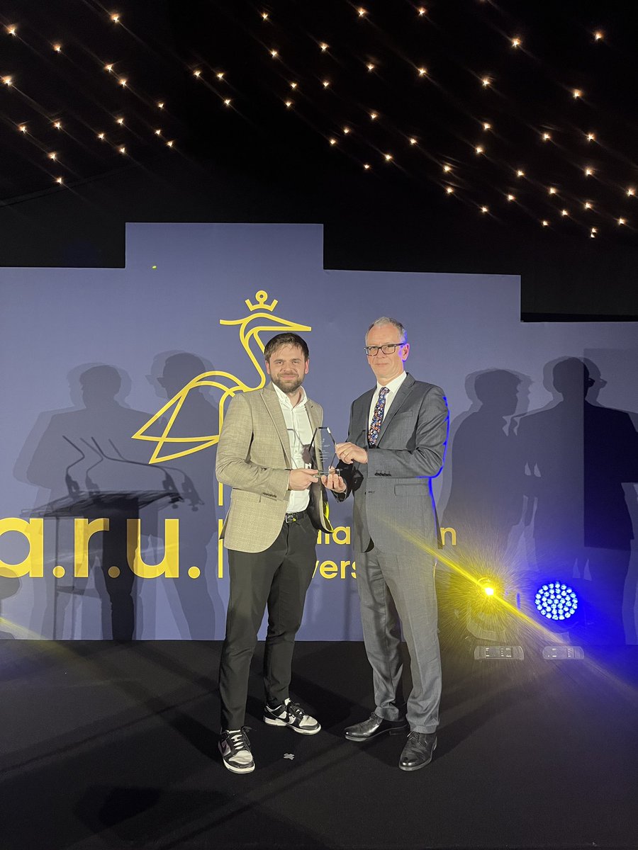 We're thrilled to announce Daniel Williams as the winner of our Rising Star Award! As @NorwichCityFC Marketing Manager, Daniel pioneered their impactful mental health campaign through his video 'You Are Not Alone', raising awareness and funds for @Samaritans.         #ARUAlumni…