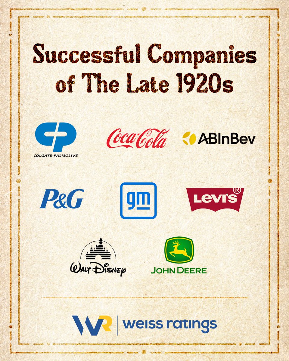It has been almost a hundred years since the #GreatDepression. Not every company back then was in dire straits. Here are some that actually thrived during that time!