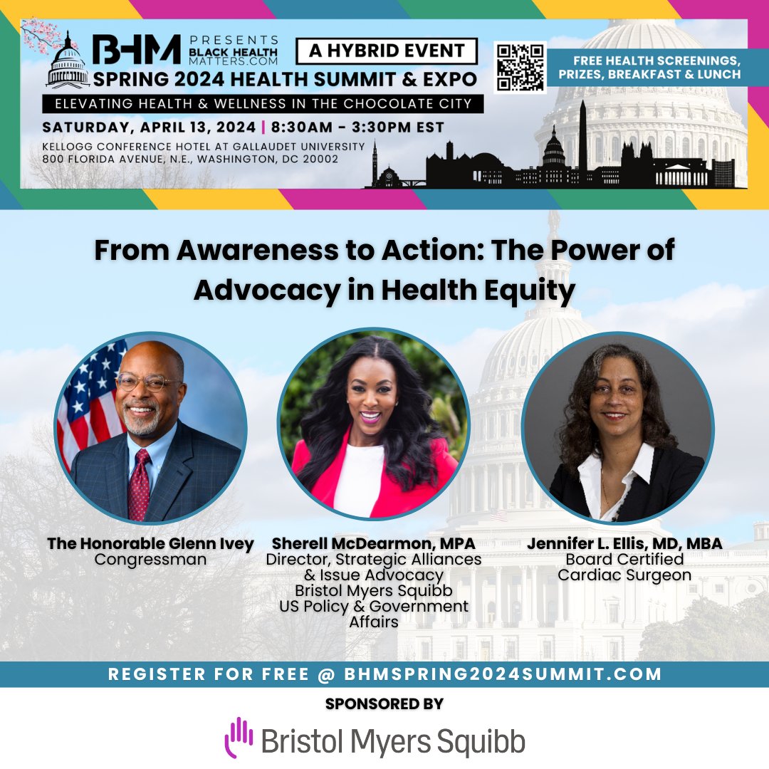 In our community, closing the health disparity gap is a top priority. Tomorrow at our Spring Health Summit & Expo, leaders in health and policy are coming together to discuss the importance of advocating for health equity. Register for free! bit.ly/4b99a5t