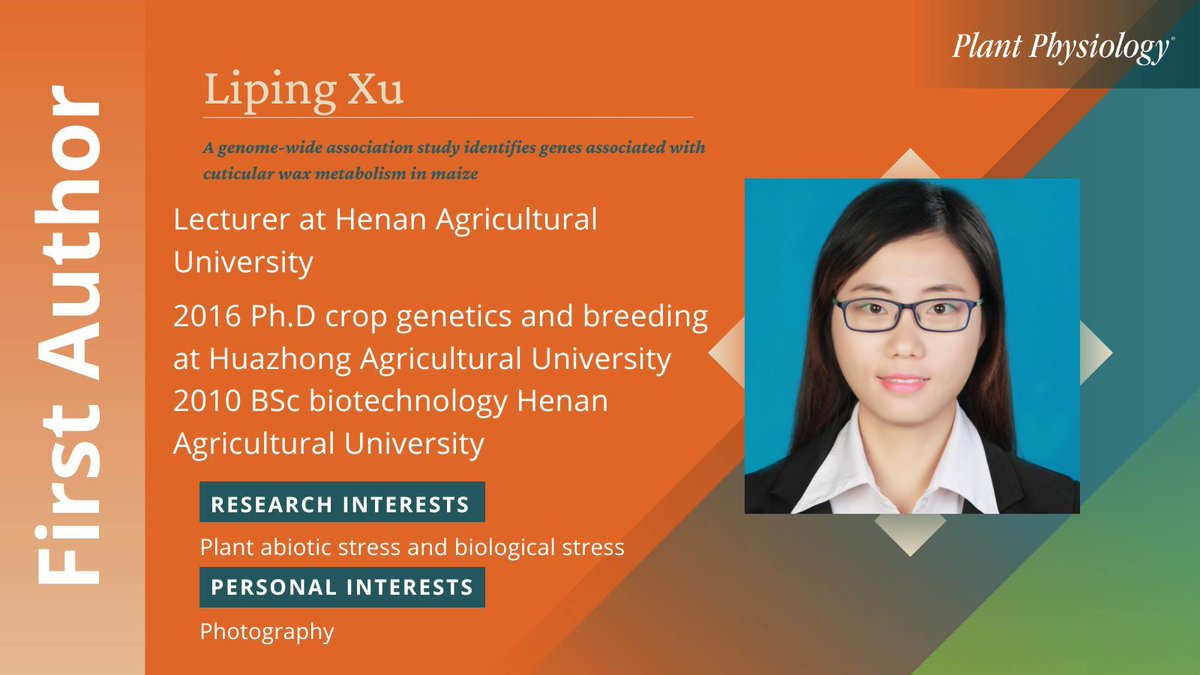 Xu loves genetics, and thinks plants are a great alternative to animal testing for studying genetics. #WeAreASPB buff.ly/3vLu8Iu