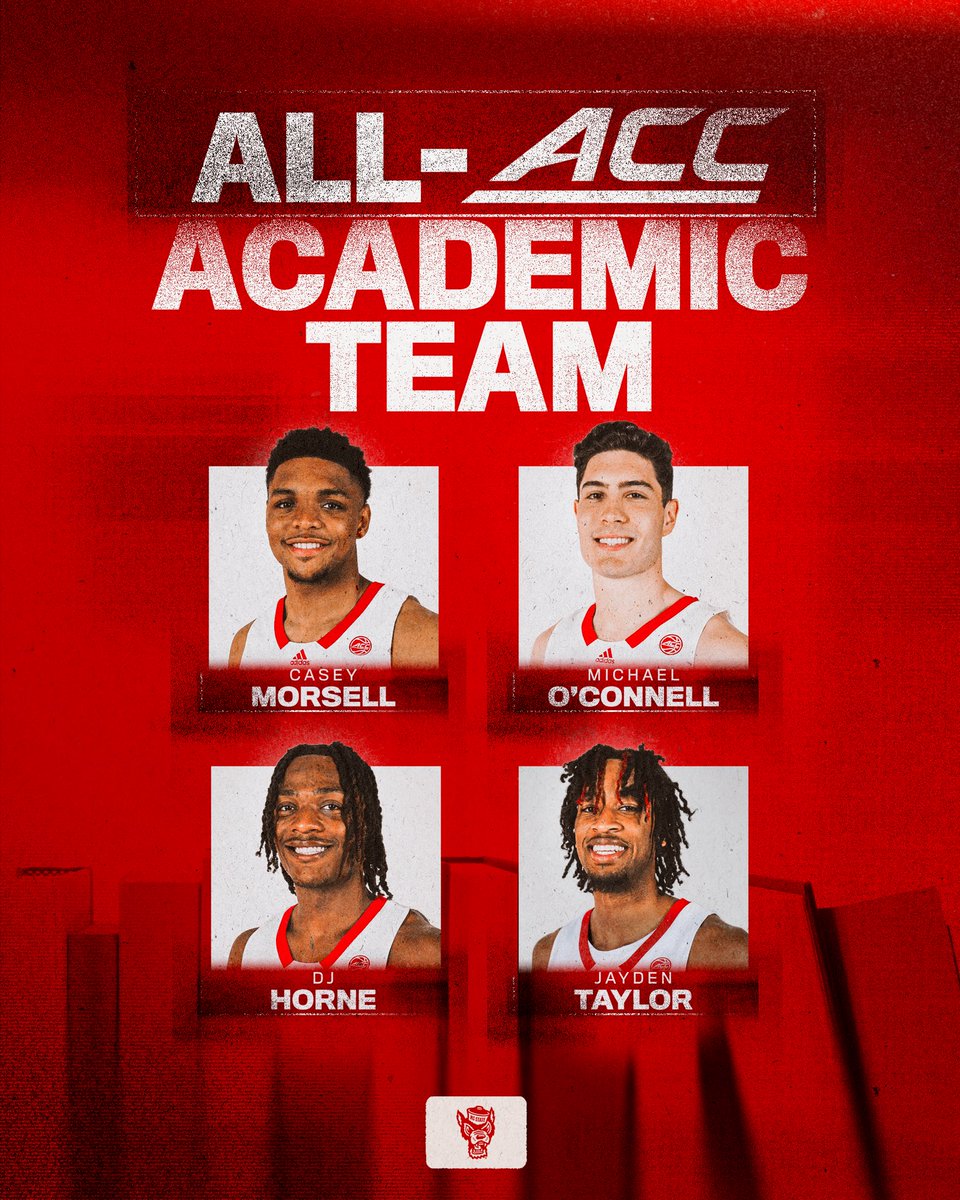 Congrats to our members of the All-ACC Academic Team 📚 #GoPack