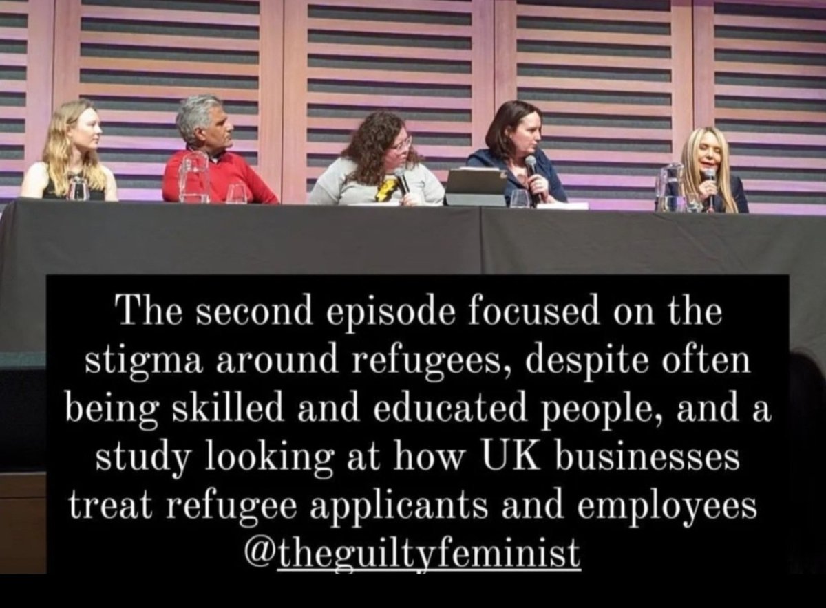 Absolute pleasure to participate in the podcast @GuiltFemPod . Discussing barriers accessing employment for Refugees UK. Alongside spectacular speakers. @VOICESNetworkUK @IMIX_UK @BritishRedCross @DOTW_UK @Refugees @CityofSanctuary @refugeecouncil