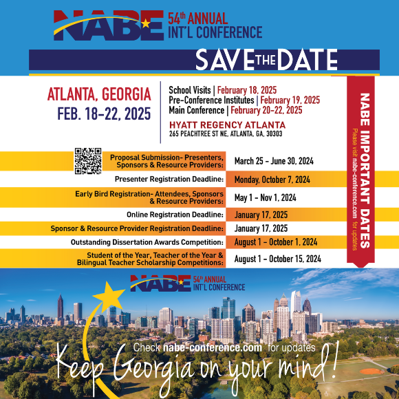 Keep Georgia on Your Mind! #NABE2025 will be in Atlanta, GA in Feb. 2025!